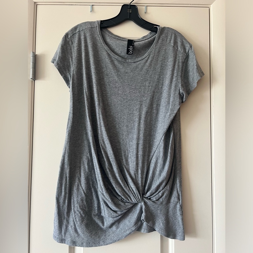 Bobi Los Angeles Knot Hem Shirt